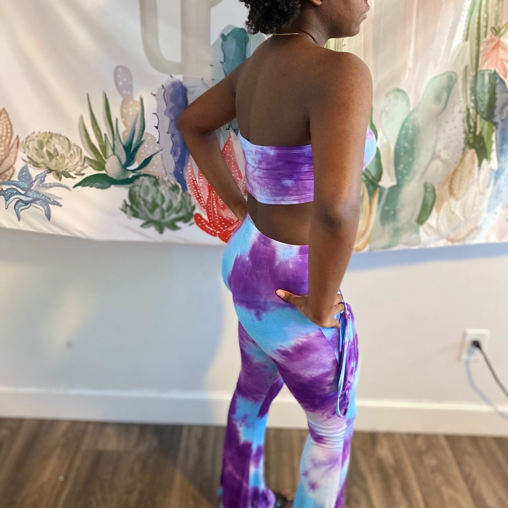 Don’t Rush Pant Set- Purple - Picture 5 of 6